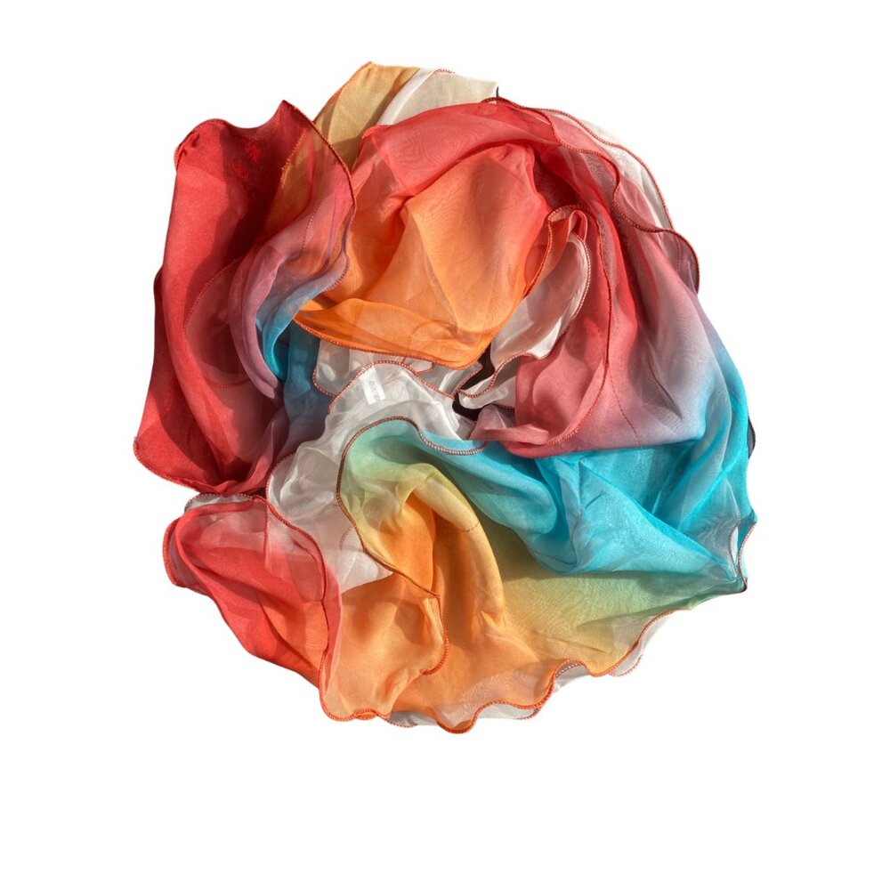 45% Silk Blend Bright Wrap Scarf